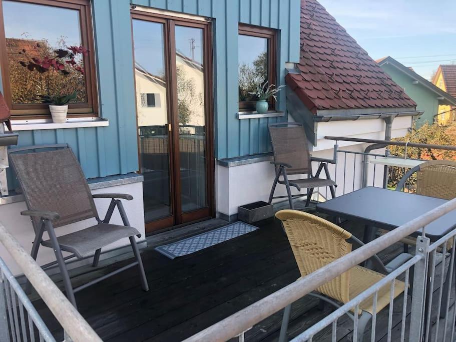 gemütliche Ferienwohnung auf 2 Etagen mit Dachterrasse Wangen im Allgäu Exterior foto